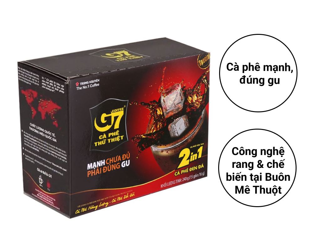 Cà phê G7 2in1 240g - 越南咖啡G7 2in1