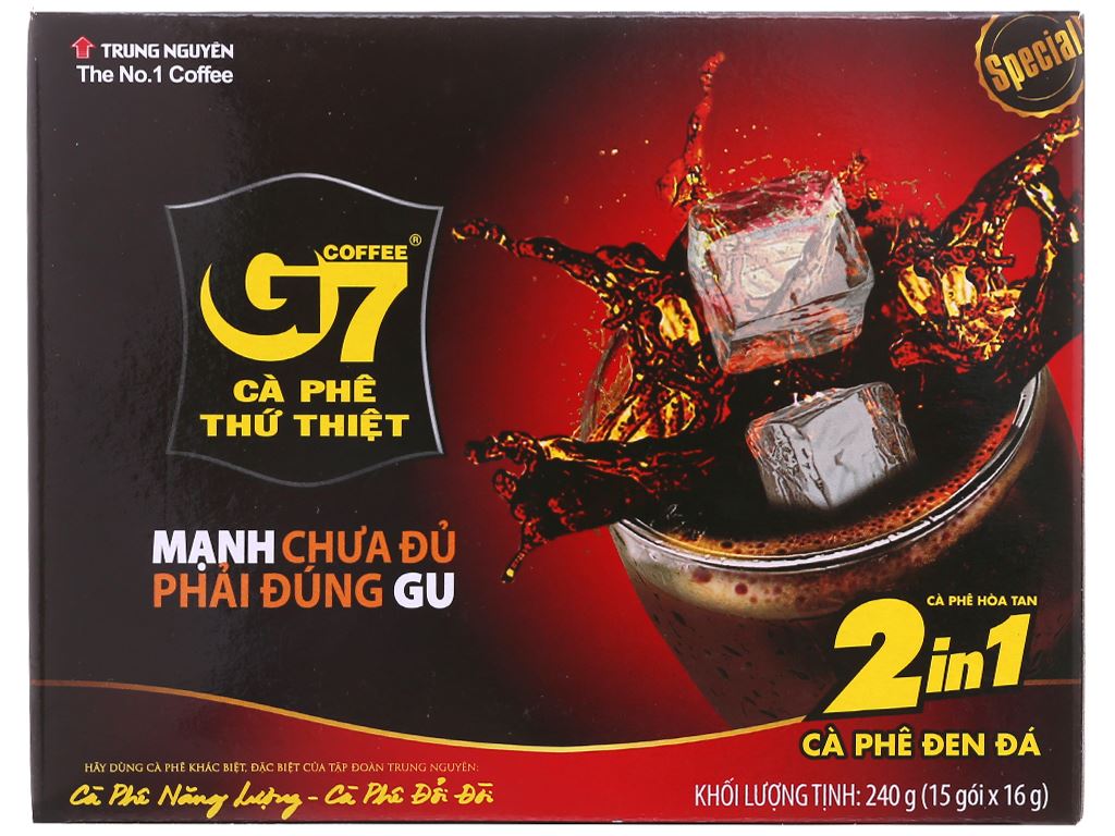 Cà phê G7 2in1 240g - 越南咖啡G7 2in1