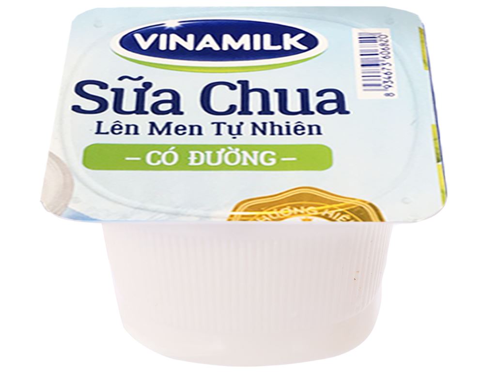 vinamilk lốc 4 hộp sữa chua có đường 100g - 越南優酪乳