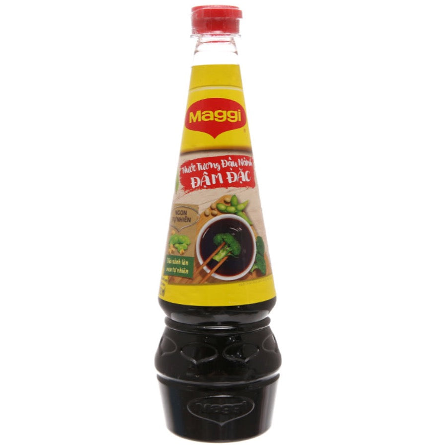 Maggi nước tương đậu nành đậm đặc (nắp đỏ) 700ml - 美吉調味液