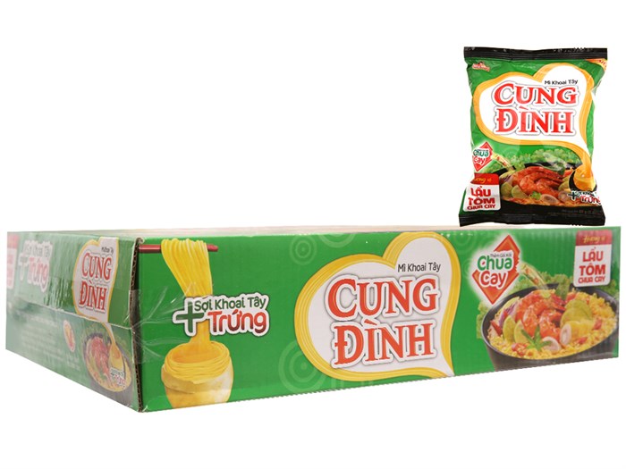 Cung đình mì lẩu tôm chua cay 85g - 酸辣蝦子風味麵