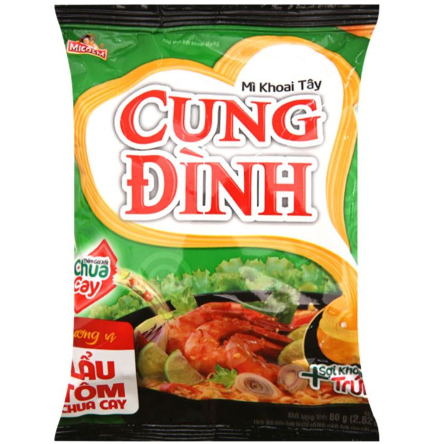 Cung đình mì lẩu tôm chua cay 85g - 酸辣蝦子風味麵