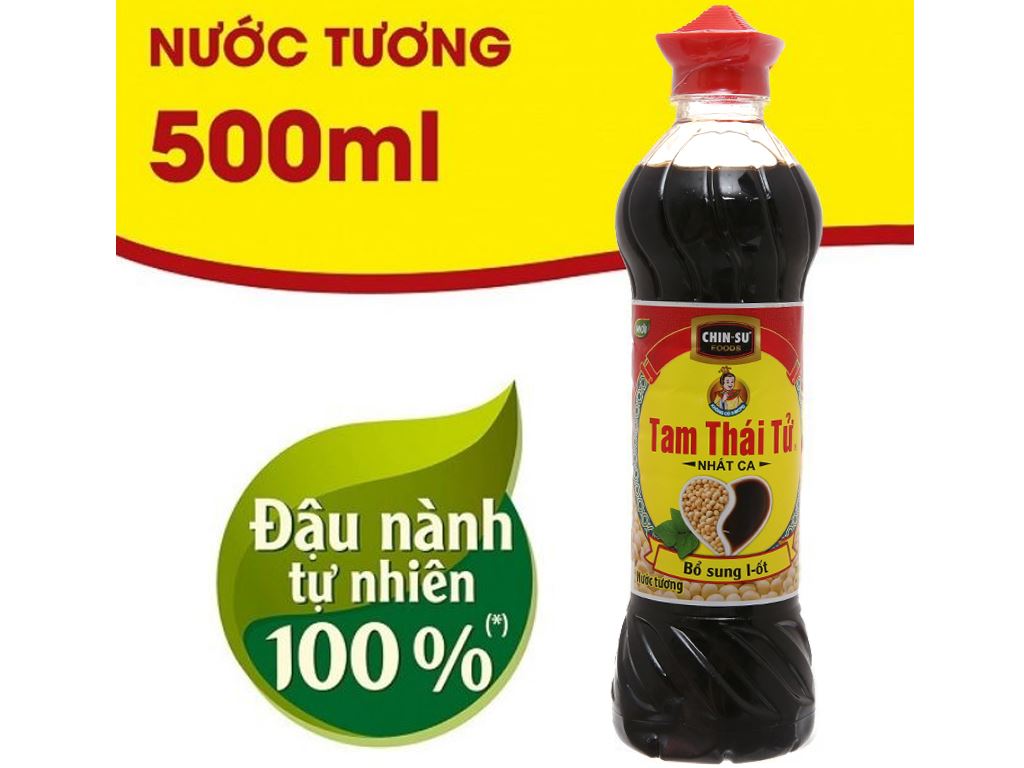 chinsu nhất ca nước tương tam thái tử 500ml - 越南京酥二哥醬油