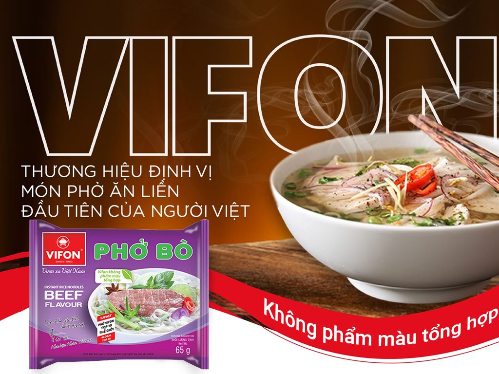 Vifon phở bò 60g - 越南牛肉風味河粉